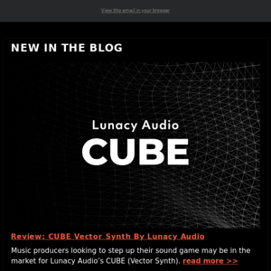 💡Review: CUBE Vector Synth by Lunacy Audio