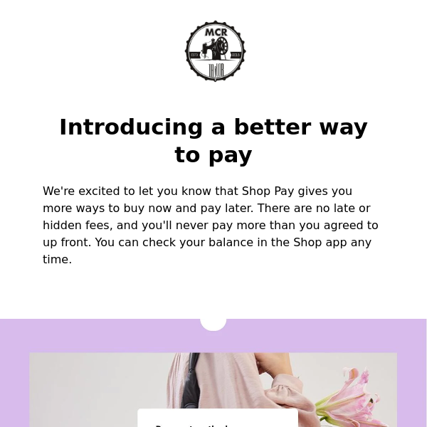 Now you can buy now and pay later with Shop Pay!