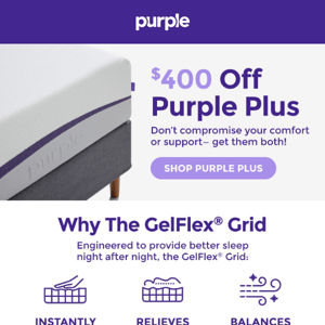 $400 off the best sleep of your life