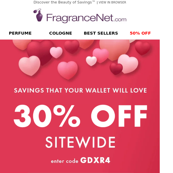 30% Off Fragrancenet Favorites!