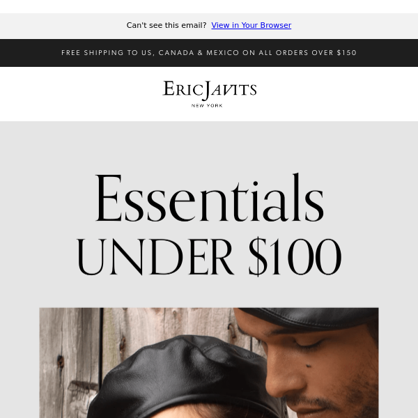 Eric Javits , Essentials UNDER $100🤑💰💳