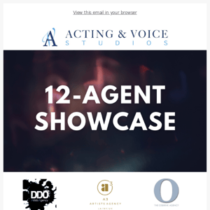 You're Invited to our 12-Agent Showcase!