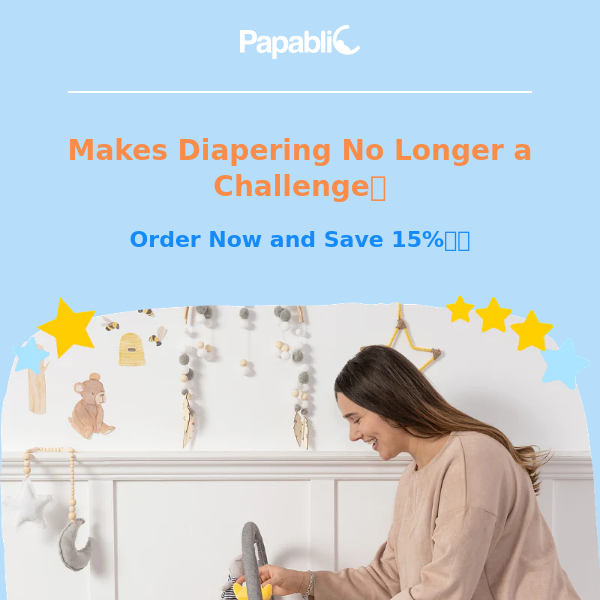🥳 15% OFF Surprise Discount! Papablic Changing Pad is Back in Stock!💖