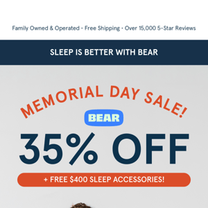 35% Off Savings End May 29th!