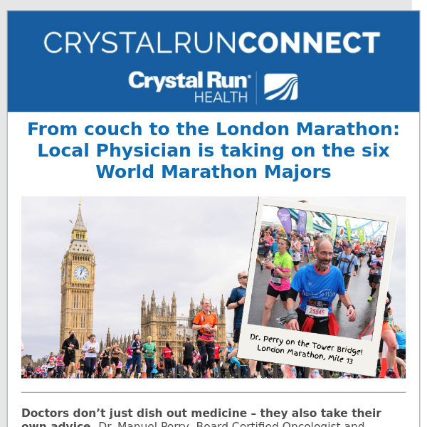 The Latest News for You from Crystal Run Healthcare!