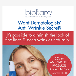 Want dermatologists' anti-wrinkle secret?