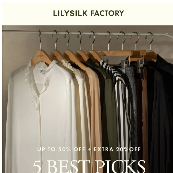[LILYSILK Factory] Top Picks, Just For You