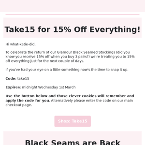 🎉 Take 15% Off Everything! 🎉