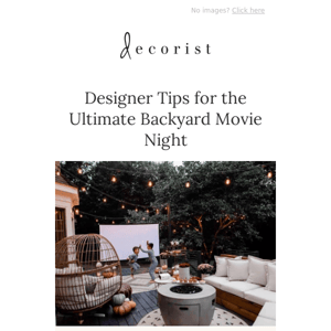 The Ultimate Backyard Movie Night 🍿