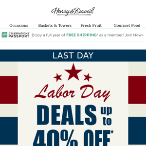 Final day to save up to 40%!