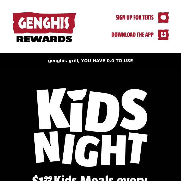 BOOK IT to Genghis for $1.99 Kid’s Meals!!🍚😁🎉