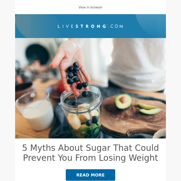 5 Myths About Sugar That Could Prevent You From Losing Weight, Do This Every Night to Support Healthy Aging, and More