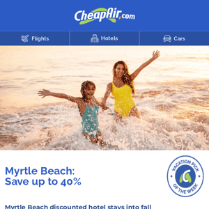 🏖️ Hotel Stays in Myrtle Beach - Save up to 40%
