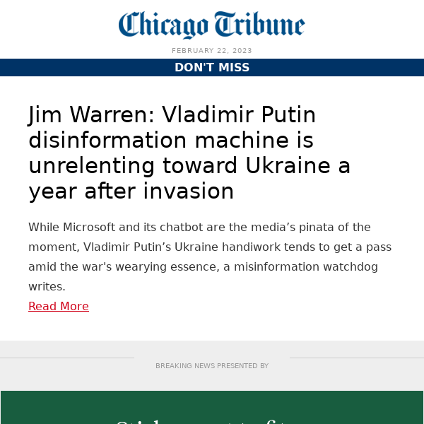 Vladimir Putin disinformation machine is unrelenting toward Ukraine a year after invasion