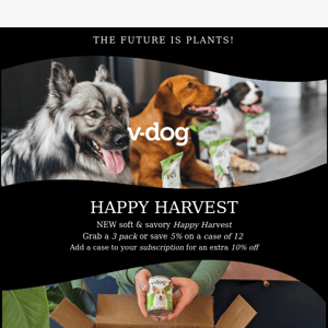 Does your pup LOVE Happy Harvest?