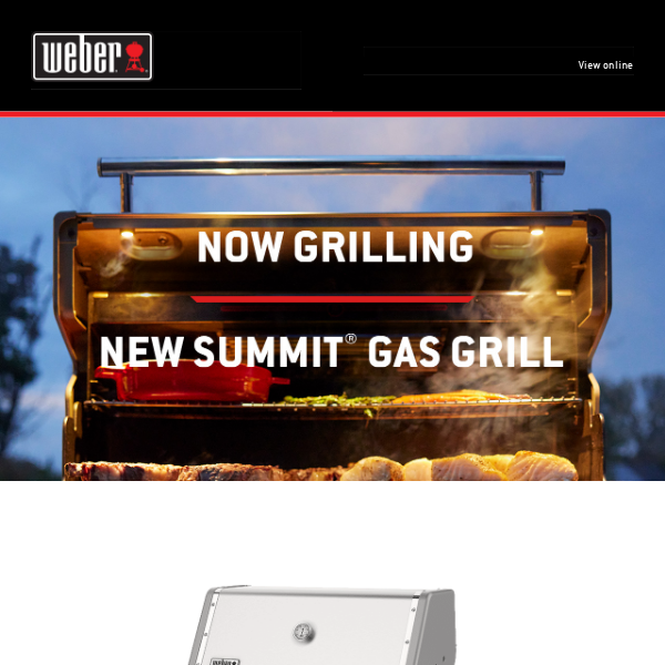 Big news in gas—Summit Gas Grill is here