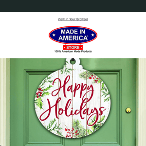 Decorate Your Front Door This Christmas With Adoornaments!