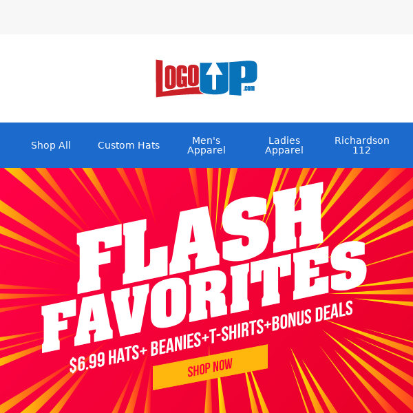 Flash Favs: $6.99 Hats+ Beanies+T-Shirts+Bonus Deals