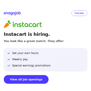 Instacart is hiring near you