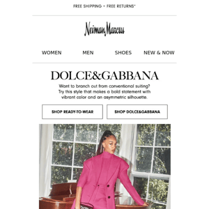 Go bold with new Dolce&Gabbana