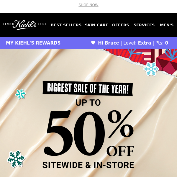 Up to 50% Off SITEWIDE + FREE 6-Piece Gift!