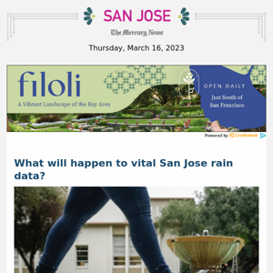 What will happen to vital San Jose rain data?
