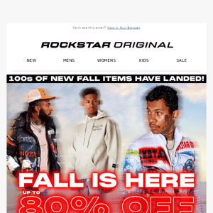 New Fall Looks 👉 UP TO 80% OFF   💸💸