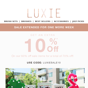 SALE EXTENDED! Up to 70% Off Sale Still Happening😜