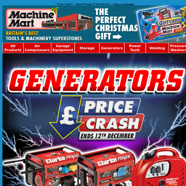Generators Price Crash Now On - Shop Portable Power and Save!