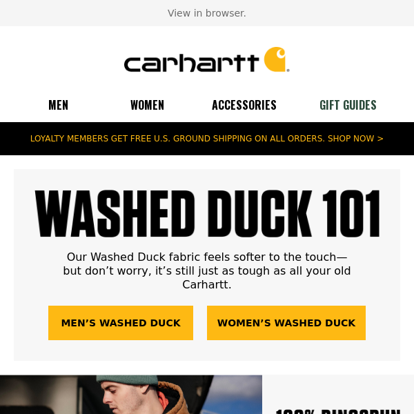 Carhartt that feels broken-in from day one