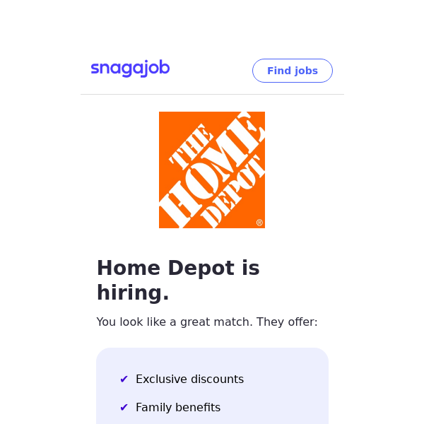 Home Depot is Hiring Near You
