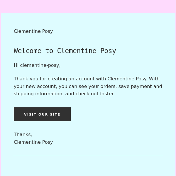 Welcome to Clementine Posy
