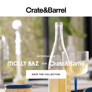 INTRODUCING | Molly Baz for Crate & Barrel