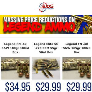 👀Massive Price Reductions on Legend Custom Ammo!🤑