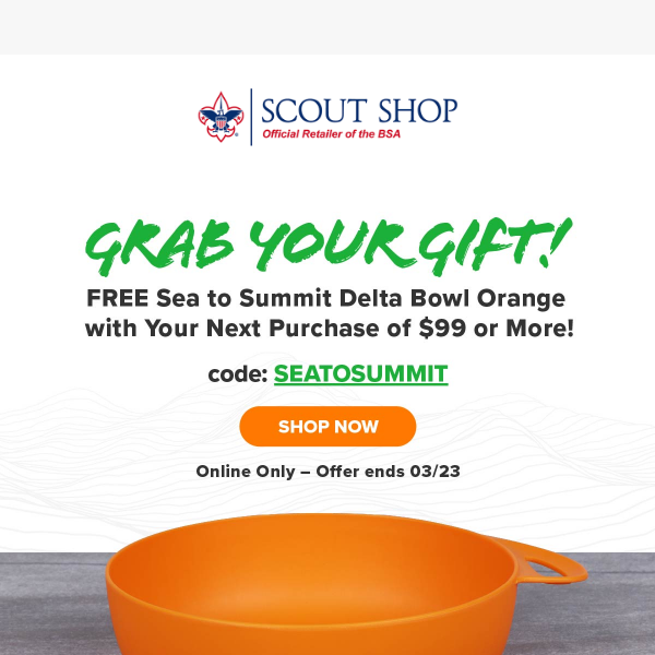 Limited Time—Free Outdoor Dining Bowl with Purchase $99+