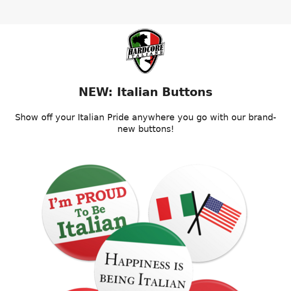 NEW: Italian Buttons 🇮🇹