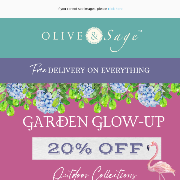🌸 20% OFF ALL OUTDOORS!