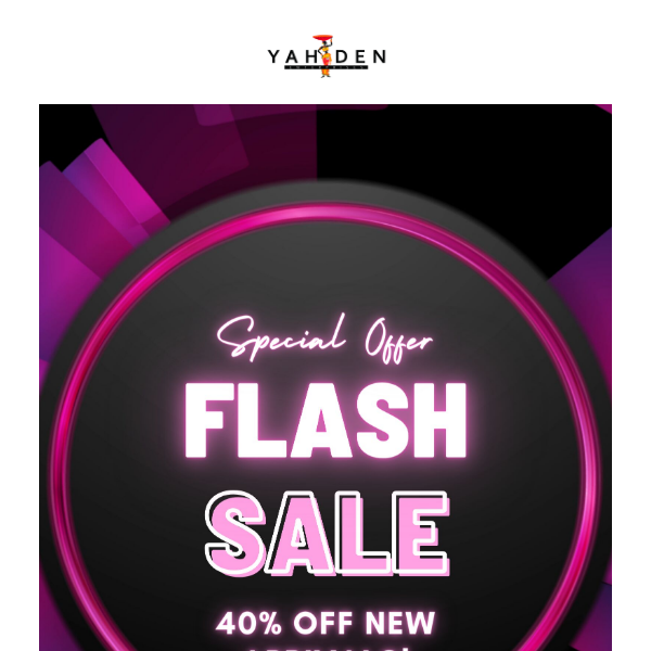 24hr Flash Sale - Hurry!