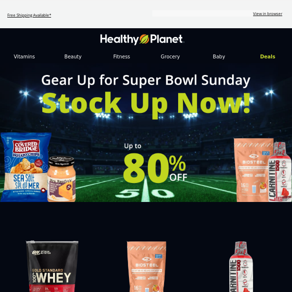 Super Bowl Sunday Countdown: Stock Up for the Ultimate Game Day!