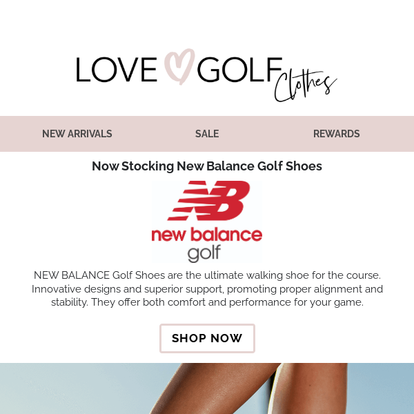 Now Stocking New Balance Golf Shoes 💫