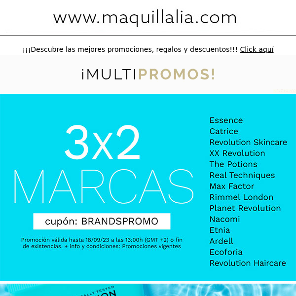 ¡Marcas en promo! 🫣 ¡Y muchas más!