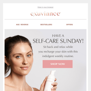Self-Care Sunday, Exuviance Style!