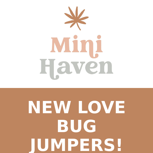 LOVE BUG JUMPERS!