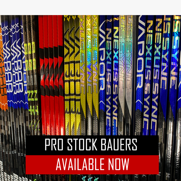 🚨NCAA Pro Stock Bauers Online Now🚨