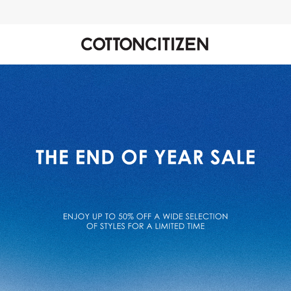 The End of Year Sale
