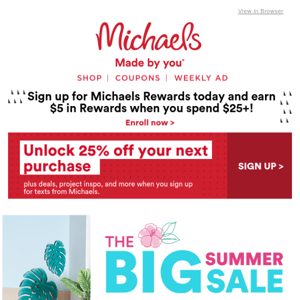 C-o-n-f-i-r-m-e-d: You've unlocked the Big Summer Sale 😲