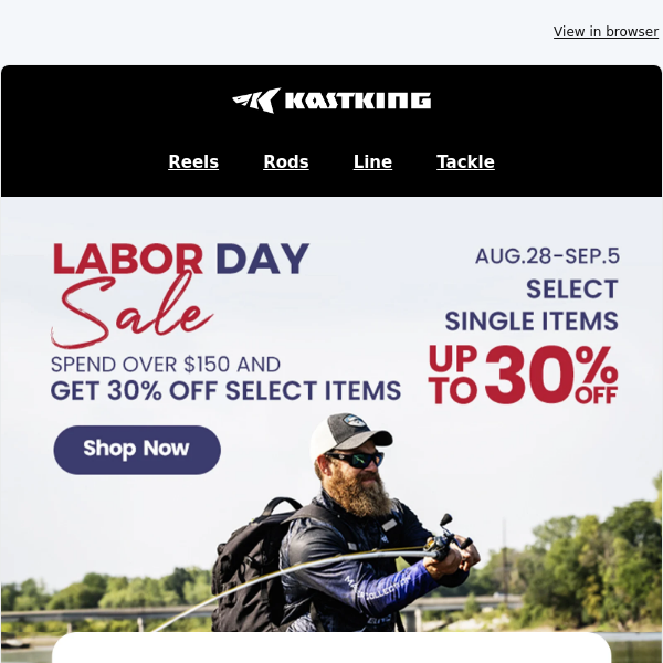 Reel in the Savings With Up to 30% Off: Get Labor Day Fishing Deals Now!