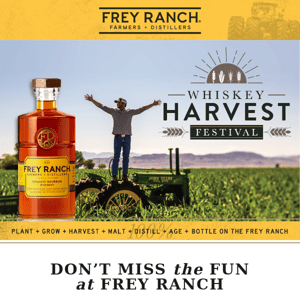 Join the Whiskey Harvest Festival 2023 at Frey Ranch! 🚜🥃