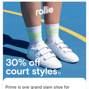 30% Off Court Styles for Tennis Season