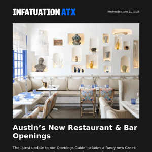 9 New Restaurant & Bar Openings To Know About